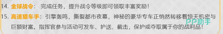 战火勋章金球战令等级奖励预览图