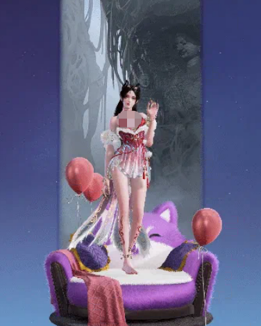 永劫无间手游狐绒椅与泡泡帽外观展示