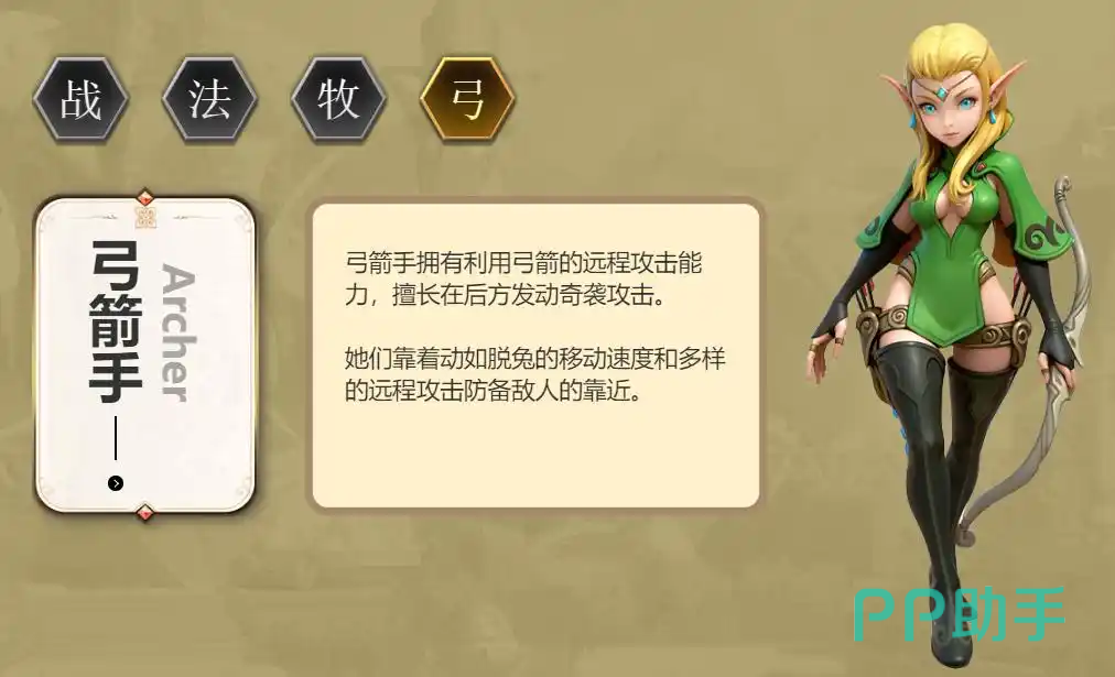 龙之谷启程弓箭手职业展示图