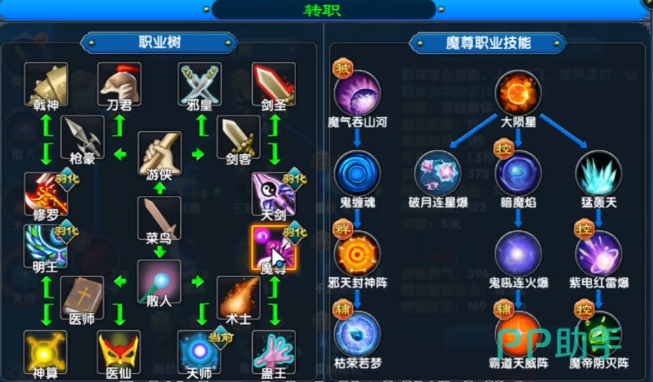 游侠双燕斩技能分支演示图