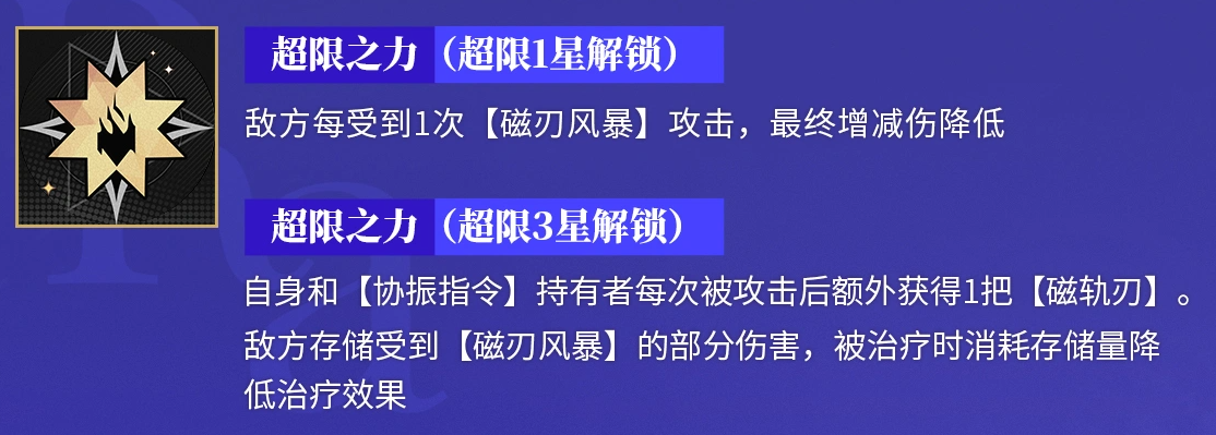 超限之力效果说明