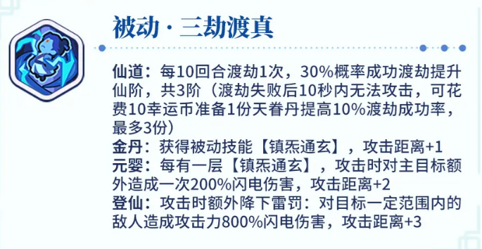 三劫渡真技能示意图