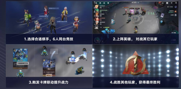 万象大赛六人对局示意图