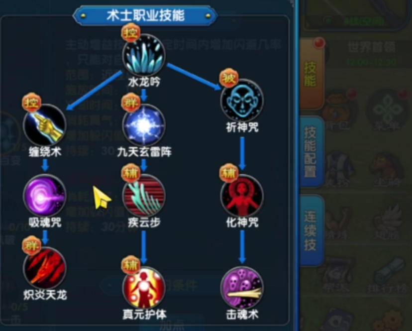 术士职业展示图