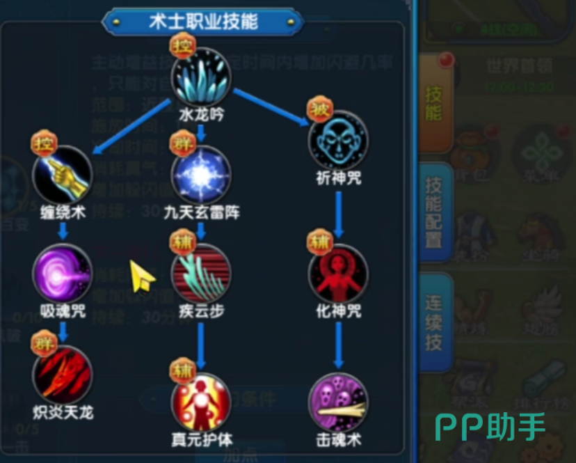 术士职业展示图