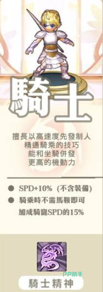 骑士职业立绘