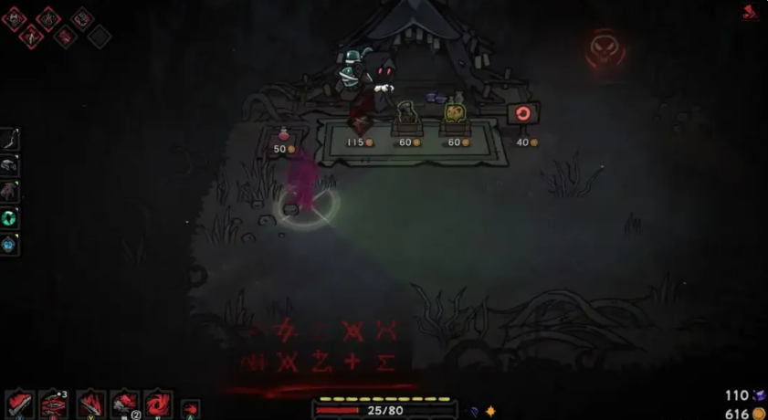 灰烬之国魔卡关卡技能装配界面