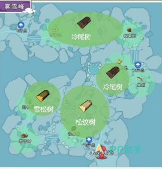 雾雪峰地图概览