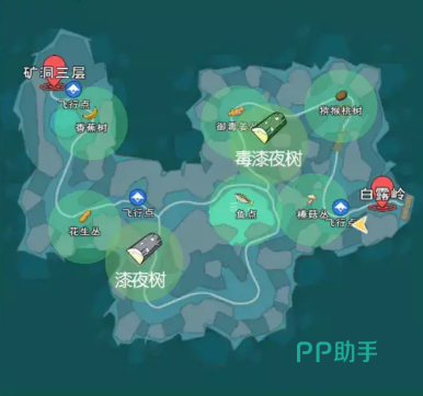 小森生活森林矿区示意图