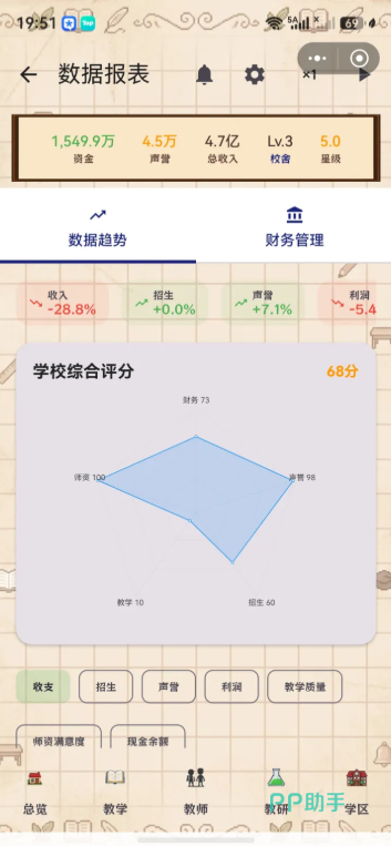 校园建设界面截图