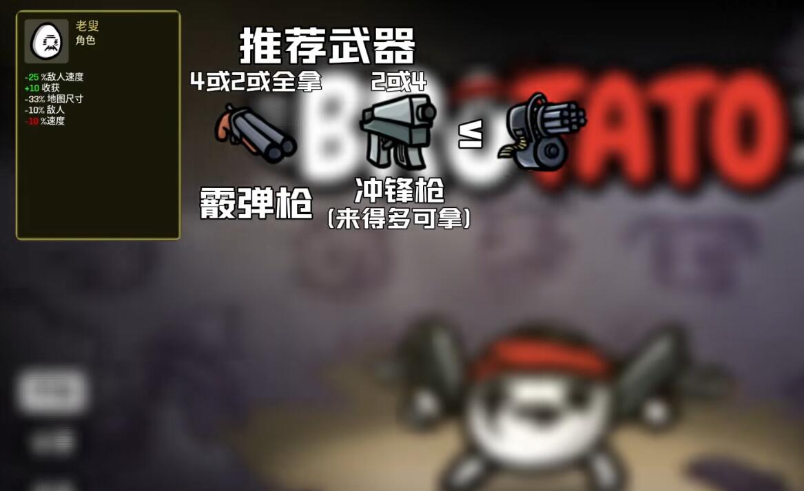 土豆兄弟双管霰弹枪配装示例图