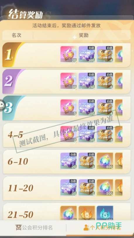 命运圣契公会大富翁活动结算与发放说明图