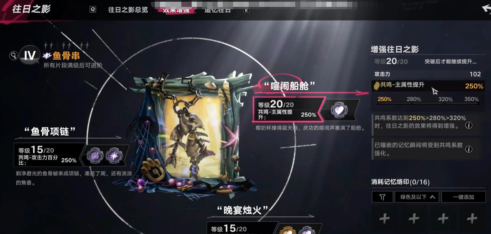 鱼骨串三片段构成图示