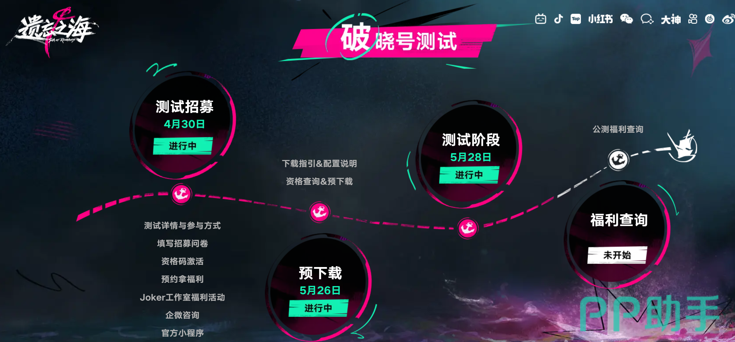 遗忘之海角色设定图