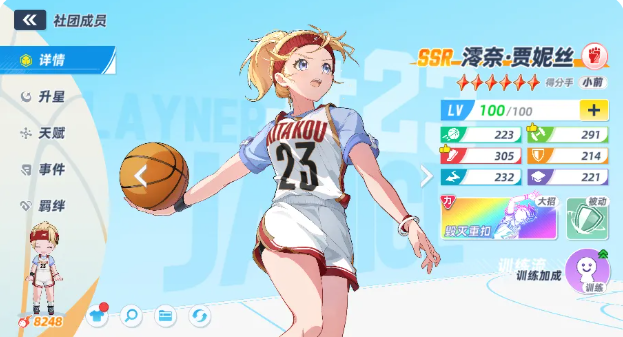 SSR角色综合对比图