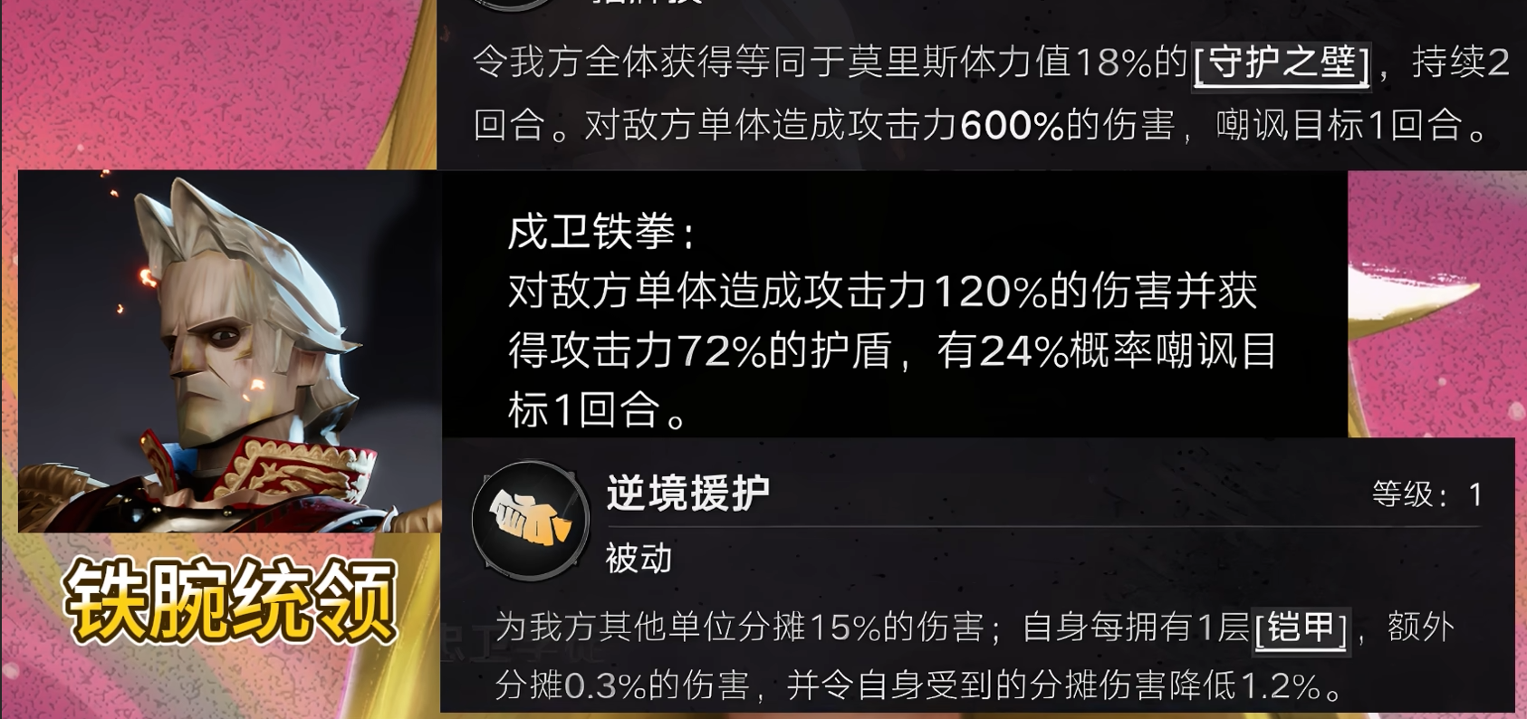 焦面上校生存配置示意图