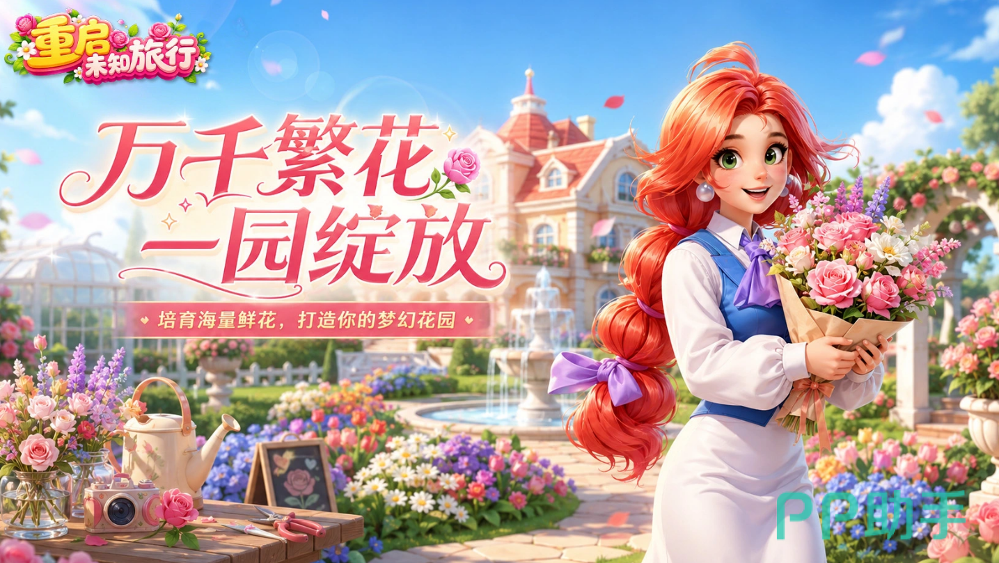 重启未知旅行游戏画面:老花店外观与庭院场景