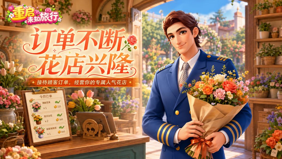 重启未知旅行挂机收益界面