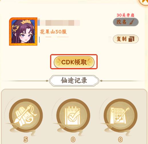 CDK输入操作步骤图示
