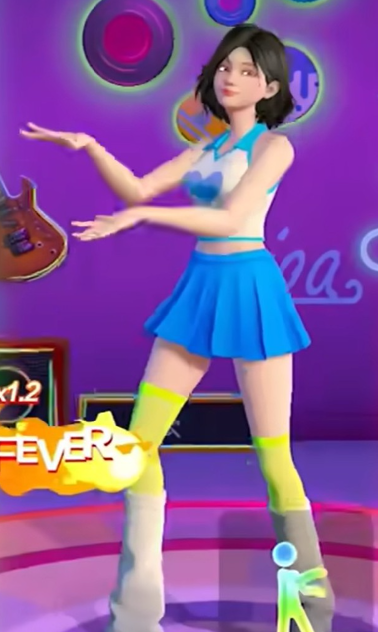 华语热门舞曲操作界面示意图
