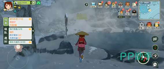 雾雪峰采集路线规划图