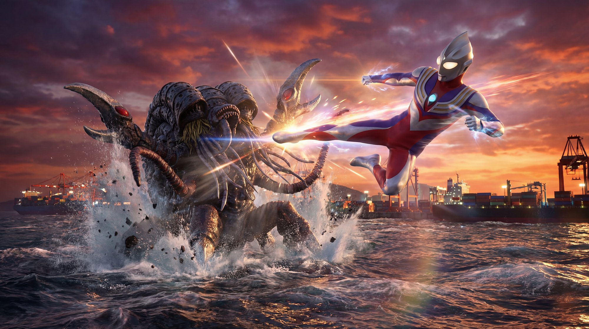 奥特曼英雄决战实战连招演示