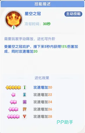 星梦精灵主动技能界面与效果说明图