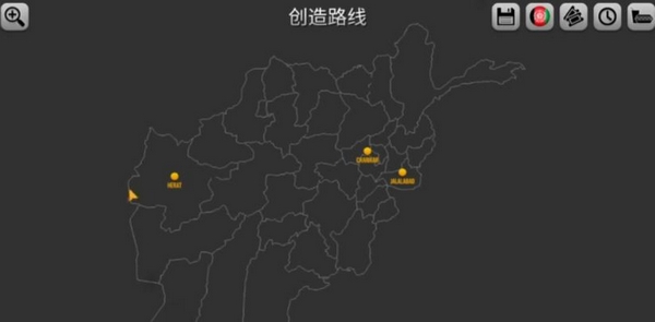 大型豪华巴士侧视图