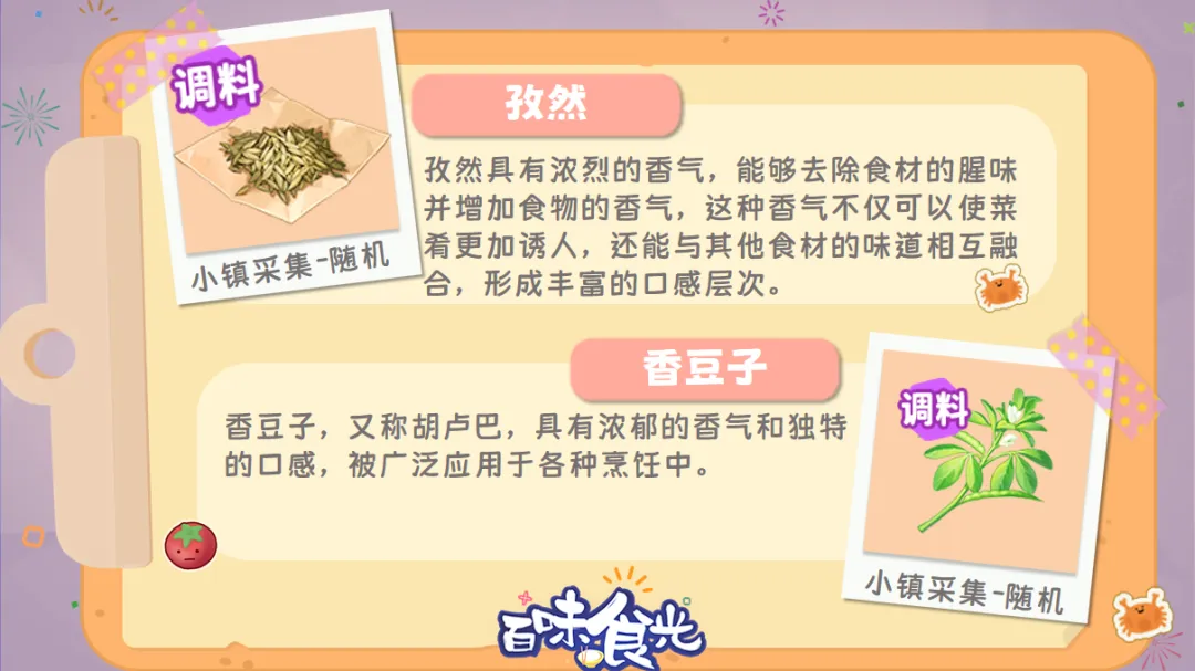 百味食光中心市场调料采集点示意图