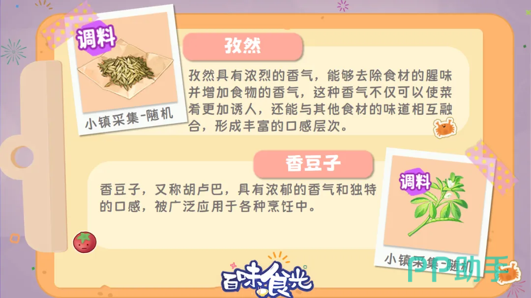 百味食光中心市场调料采集点示意图
