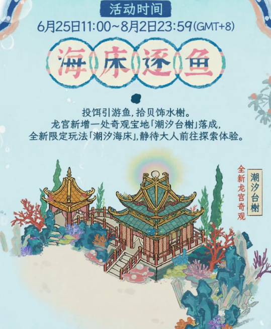 潮汐海床鱼食投放界面