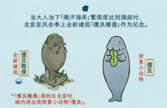 鱼类图鉴与成就建筑奖励界面