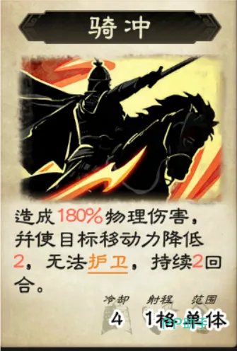 骑冲技能效果演示图
