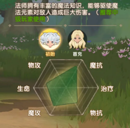 不休的勇士法师元素技能界面