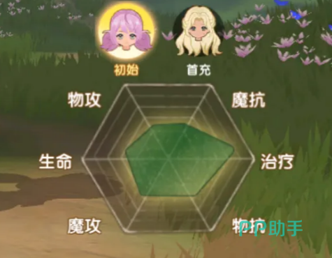 祭司释放群体治疗技能的战斗界面