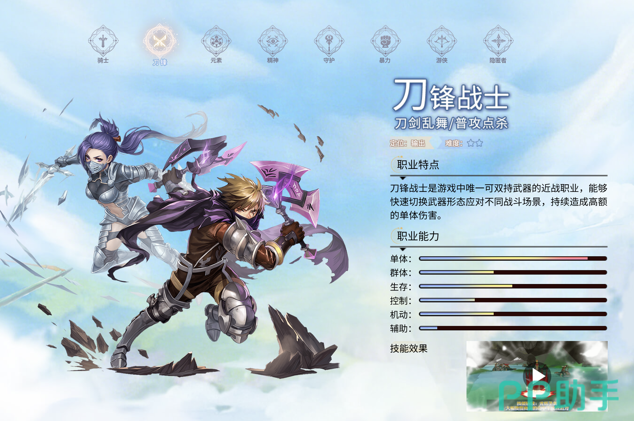 飞飞无限宇宙战士双手流加点示意图
