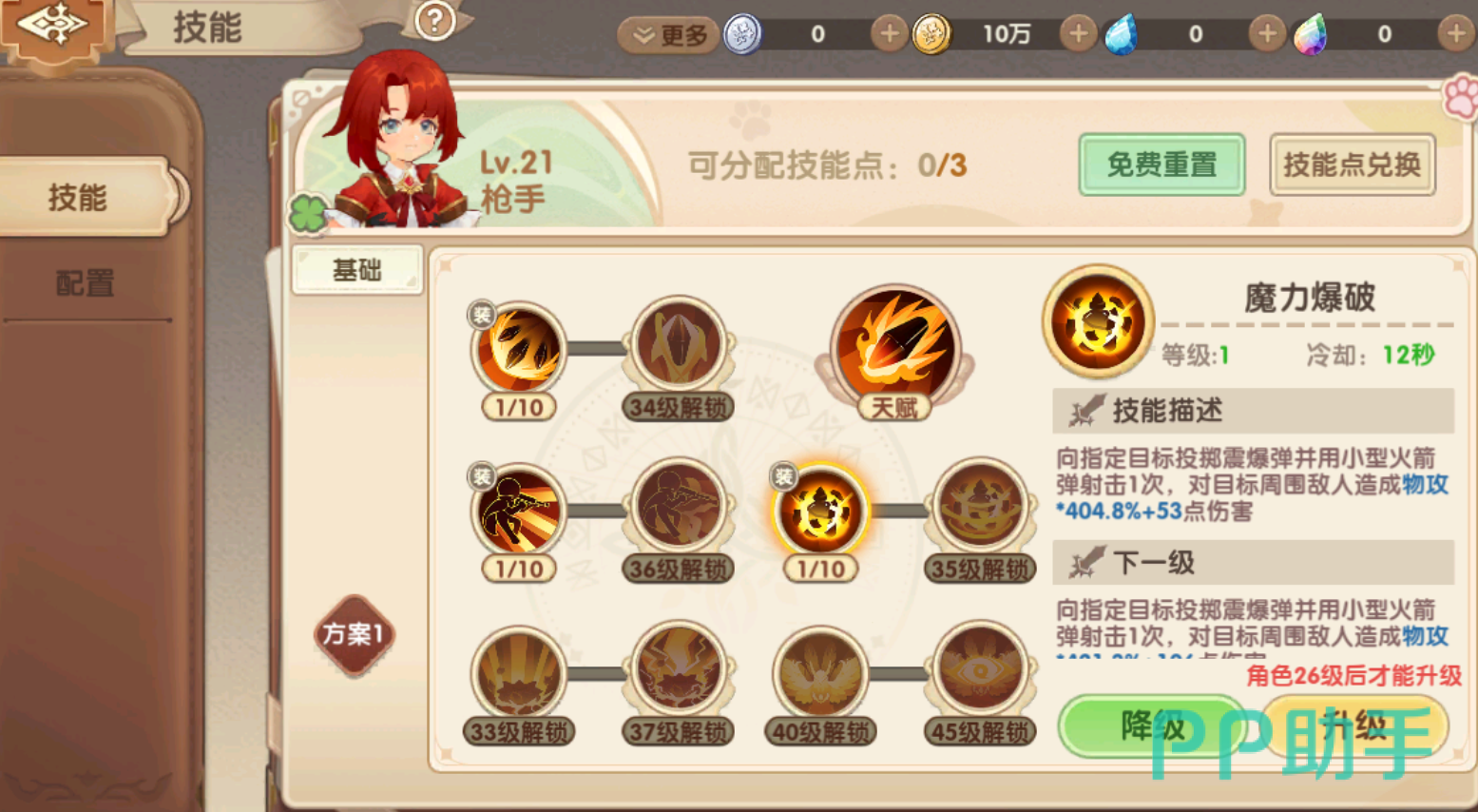 不休的勇士枪手技能加点推荐