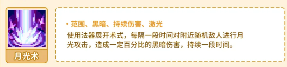 元气骑士前传月仙技能图标示意