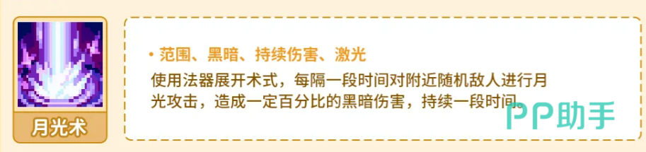 元气骑士前传月仙技能图标示意