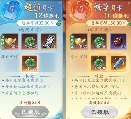 热血江湖觉醒等级成长示意图