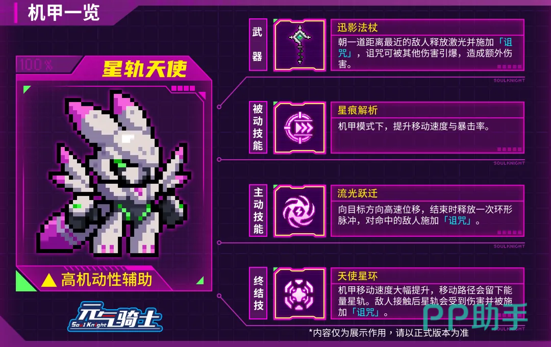四大机甲角色立绘展示图