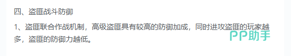 盗匪防御随参与人数变化示意图