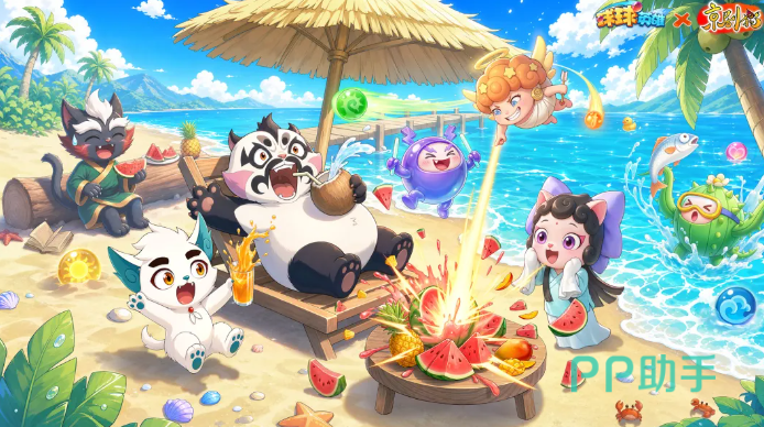 球球英雄京剧猫联动主视觉图