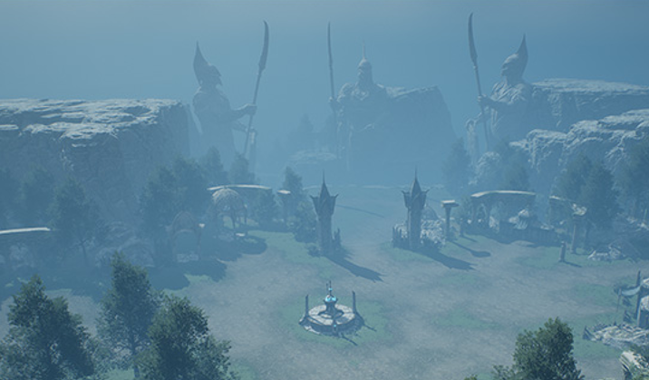 天堂2盟约贝欧娜遗迹入口场景
