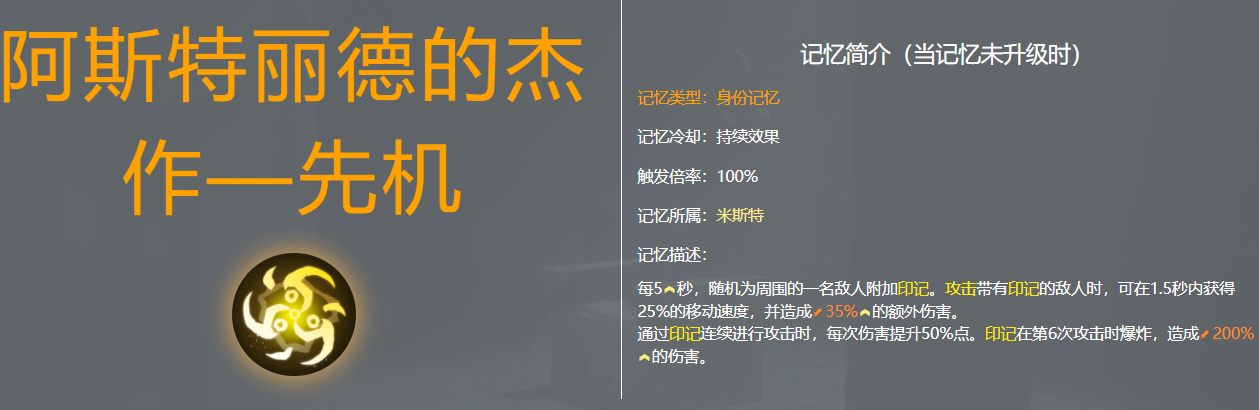 阿斯特丽德的杰作技能效果对比图