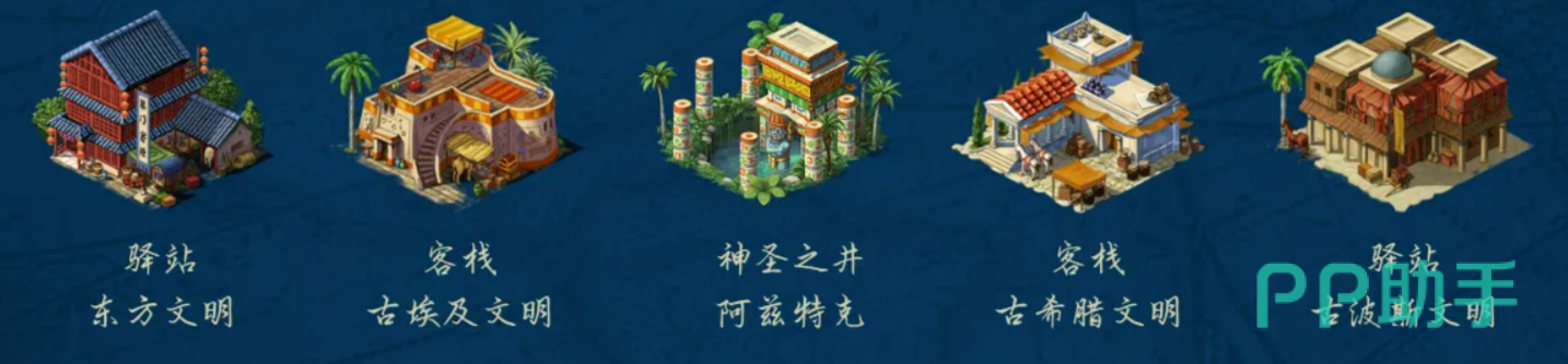 模拟帝国驿站建筑界面示意图