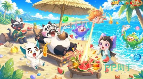 球球英雄京剧猫联动主视觉图