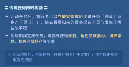 原神千灵节传说任务奖励预览图