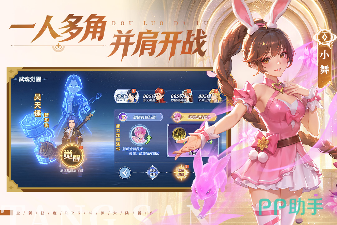 斗罗大陆传承角色阵容展示图