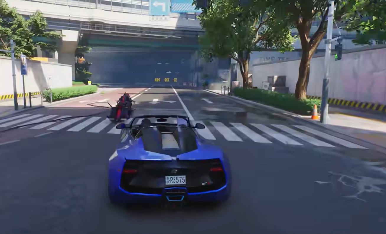 无限大飙车射击场景